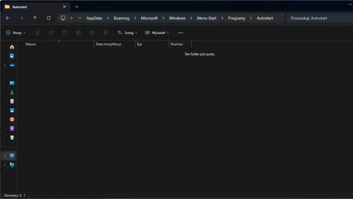 Autostart folder
